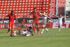 Relegation - FC Ingolstadt 04 - 1. FC Nürnberg - Caniggia Ginola Elva (14, FCI) Stefan Kutschke (30, FCI) Handwerker Tim (1. FCN, 6) Nürnberger Fabian (1. FCN, 15) Mühl Lukas (1. FCN, 28)