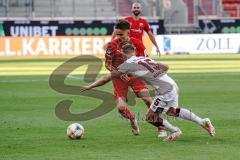 Relegation - FC Ingolstadt 04 - 1. FC Nürnberg - Filip Bilbija (35, FCI) Nürnberger Fabian (1. FCN, 15)