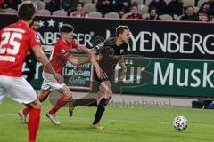 3. Liga - 1. FC Kaiserslautern - FC Ingolstadt 04 - Marcel Gaus (19, FCI) Skarlatidis Simon (10 FCK)