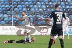 3. Liga - Waldhof Mannheim - FC Ingolstadt 04 - Foul Michael Heinloth (17, FCI) Ferati Arianit (10 Mannheim)