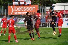 3. Liga - FC Viktoria Köln - FC Ingolstadt 04 - Justin Butler (31, FCI) Klefisch Kai (18 Köln) Kyere Bernard (20 Köln) Björn Paulsen (4, FCI)