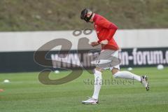 3. Liga - 1. FC Saarbrücken - FC Ingolstadt 04 - Stefan Kutschke (30, FCI) Nasenbeinbruch mit Schutz Maske