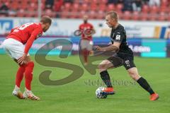 3. Liga - Hallescher FC - FC Ingolstadt 04 - Ilmari Niskanen (22, FCI) Boeder Lukas (29 Halle)