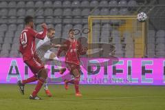 3. Liga - FC Bayern II - FC Ingolstadt 04 - Torschuß Maximilian Beister (11, FCI) Kern Timo (10 FCB)