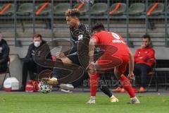 3. Liga - FC Viktoria Köln - FC Ingolstadt 04 - Hawkins Jaren (20 FCI) Rossmann Maximilian (3 Köln)