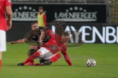 3. Liga - 1. FC Kaiserslautern - FC Ingolstadt 04 - Marc Stendera (10, FCI) Zweikampf