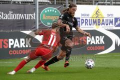 3. Liga - FC Viktoria Köln - FC Ingolstadt 04 - Björn Paulsen (4, FCI) Cueto Lucas (11 Köln)