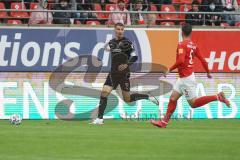 3. Liga - Hallescher FC - FC Ingolstadt 04 - Stefan Kutschke (30, FCI) Vollert Jannes (5 Halle)