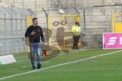 3. Liga - Waldhof Mannheim - FC Ingolstadt 04 - Cheftrainer Tomas Oral (FCI) regt sich auf