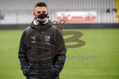 3. Liga - Türkgücü München - FC Ingolstadt 04 - Kapitäan Stefan Kutschke (30, FCI) mit Maske