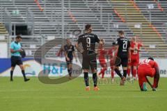 3. Liga - FC Viktoria Köln - FC Ingolstadt 04 - Köln jubelt zum 2:0, Ingolstadt enttäuscht, Fatih Kaya (9, FCI) Tobias Schröck (21, FCI)