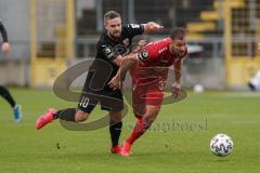 3. Liga - Türkgücü München - FC Ingolstadt 04 - Zweikampf Marc Stendera (10, FCI) Gorzel Nico (37 Türkgücü)