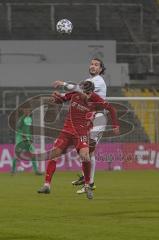 3. Liga - FC Bayern II - FC Ingolstadt 04 - Jonatan Kotzke (25 FCI) mit Zaiser Maximilian (18 FCB)