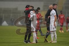 3. Liga - FC Bayern II - FC Ingolstadt 04 - 1:3 Sieg Freude Dennis Eckert Ayensa (7, FCI) Nico Antonitsch (5, FCI) Torwarttrainer Alexander Kunze (FCI)