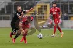 3. Liga - Türkgücü München - FC Ingolstadt 04 - Zweikampf Marc Stendera (10, FCI) und Gorzel Nico (37 Türkgücü)