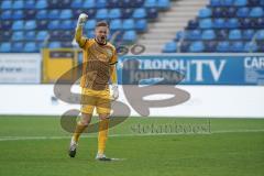 3. Liga - Waldhof Mannheim - FC Ingolstadt 04 - Tor Jubel bei Torwart Bartels Jan-Christoph (23 Mannheim)