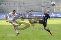 3. Liga - Waldhof Mannheim - FC Ingolstadt 04 - Michael Heinloth (17, FCI)  Flanke