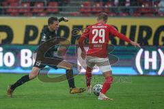 3. Liga - Hallescher FC - FC Ingolstadt 04 - Marcel Gaus (19, FCI) Boeder Lukas (29 Halle)