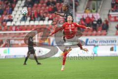 3. Liga - Hallescher FC - FC Ingolstadt 04 - Caniggia Ginola Elva (14, FCI) Guttau Julian (24 Halle)