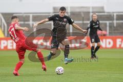 3. Liga - Türkgücü München - FC Ingolstadt 04 - Thomas Keller (27, FCI) Gorzel Nico (37 Türkgücü)