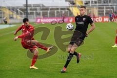 3. Liga - Türkgücü München - FC Ingolstadt 04 - Filip Kusic (36 Türkgücü) Filip Bilbija (35, FCI)