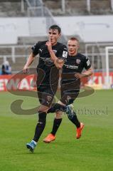 3. Liga - Türkgücü München - FC Ingolstadt 04 - Tor Jubel Thomas Keller (27, FCI) 0:1, Ilmari Niskanen (22, FCI)