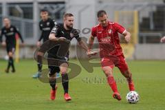 3. Liga - Türkgücü München - FC Ingolstadt 04 - Zweikampf Marc Stendera (10, FCI) und Gorzel Nico (37 Türkgücü)