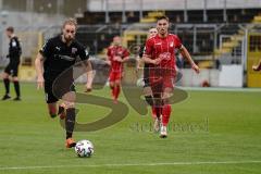 3. Liga - Türkgücü München - FC Ingolstadt 04 - Maximilian Beister (11, FCI) Fischer Kilian (17 Türkgücü)