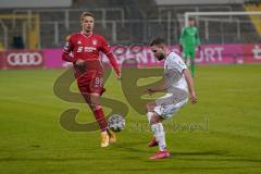 3. Liga - FC Bayern II - FC Ingolstadt 04 - Marc Stendera (10, FCI) Jan-Fiete Arp (9 FCB)