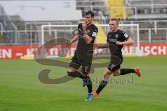 3. Liga - Türkgücü München - FC Ingolstadt 04 - Tor Jubel Thomas Keller (27, FCI) 0:1, Ilmari Niskanen (22, FCI)