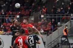 3. Liga - FC Viktoria Köln - FC Ingolstadt 04 - Kopfballduell Björn Paulsen (4, FCI)