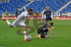 3. Liga - Waldhof Mannheim - FC Ingolstadt 04 - Björn Paulsen (4, FCI) Hofrath Marcel (31 Mannheim)