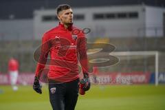 3. Liga - FC Bayern II - FC Ingolstadt 04 - Torwart Fabijan Buntic (24, FCI) vor dem Spiel