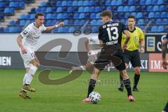 3. Liga - Waldhof Mannheim - FC Ingolstadt 04 - Marcel Gaus (19, FCI) Christiansen Max (13 Mannheim)