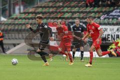 3. Liga - FC Viktoria Köln - FC Ingolstadt 04 - Hawkins Jaren (20 FCI) stürmz davon