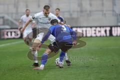 3. Liga - 1. FC Saarbrücken - FC Ingolstadt 04 - Zweikampf Ilmari Niskanen (22, FCI) Sverko Marin (3 SB)