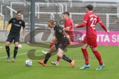 3. Liga - Türkgücü München - FC Ingolstadt 04 - Michael Heinloth (17, FCI) Ilmari Niskanen (22, FCI) Fischer Kilian (17 Türkgücü) Stangl Stefan (23 Türkgücü)