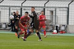 3. Liga - Türkgücü München - FC Ingolstadt 04 - Berzel Aaron (22 Türkgücü) Stefan Kutschke (30, FCI)