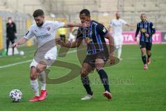 3. Liga - Waldhof Mannheim - FC Ingolstadt 04 - Marc Stendera (10, FCI) Donkor Anton-Leander (19 Mannheim)