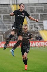 3. Liga - Türkgücü München - FC Ingolstadt 04 - Tor Jubel Thomas Keller (27, FCI) 0:1, Ilmari Niskanen (22, FCI)