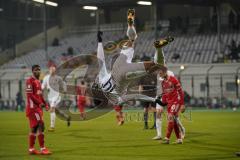 3. Liga - FC Bayern II - FC Ingolstadt 04 - Tor Ausgleich 1:1 Jubel Sprung Caniggia Ginola Elva (14, FCI)