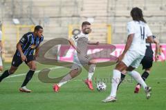 3. Liga - Waldhof Mannheim - FC Ingolstadt 04 - Marc Stendera (10, FCI) Donkor Anton-Leander (19 Mannheim)