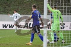 3. Liga - 1. FC Saarbrücken - FC Ingolstadt 04 - Tor Jubel Dennis Eckert Ayensa (7, FCI), Torwart Batz Daniel (1 SB)