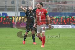 3. Liga - Hallescher FC - FC Ingolstadt 04 - Marc Stendera (10, FCI) schimpft zum Schiedsricter