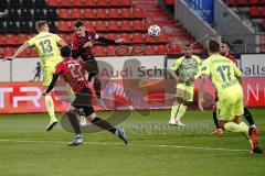 3. Liga - FC Ingolstadt 04 - SV Wiesbaden - Medic Jakov (13 SVW) Stefan Kutschke (30, FCI)