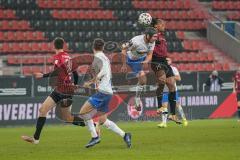 3. Liga - FC Ingolstadt 04 - F.C. Hansa Rostock - Caniggia Ginola Elva (14, FCI) Damian Roßbach (4 Rostock) Zweikampf