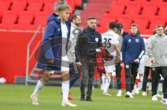 3. Fußball-Liga - Saison 2020/2021 - FC Ingolstadt 04 - SpVgg Unterhaching - Chef-Trainer Tomas Oral (FCI) -Foto: Meyer Jürgen