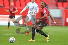 3. Fußball-Liga - Saison 2020/2021 - FC Ingolstadt 04 - SpVgg Unterhaching - Ganiggia Ginola Elva (#14,FCI)  - Foto: Meyer Jürgen