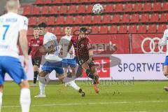 3. Liga - FC Ingolstadt 04 - F.C. Hansa Rostock - Abschluß Robin Krauße (23, FCI) Aaron Herzog (11 Rostock)