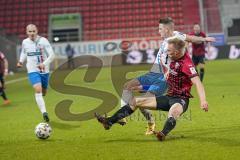 3. Liga - FC Ingolstadt 04 - F.C. Hansa Rostock - Ilmari Niskanen (22, FCI) Nico Neidhart (7 Rostock) Zweikampf